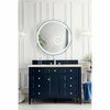 James Martin Vanities Brittany 48in Single Vanity, Victory Blue w/ 3 CM Eternal Marfil Quartz Top 650-V48-VBL-3EMR